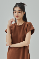 Jen Drop Shoulder Relaxed Midi Dress